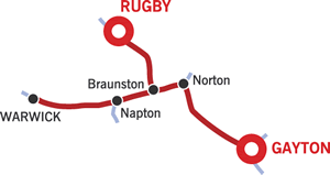 Warwick & Return Route