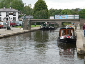 The Telford Inn, one of the many pubs found on the Llangollen canal
